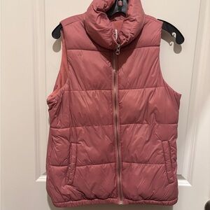 Puffer Vest - Rose Pink